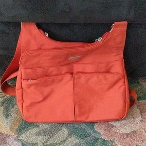 Orange baggalini cross body purse